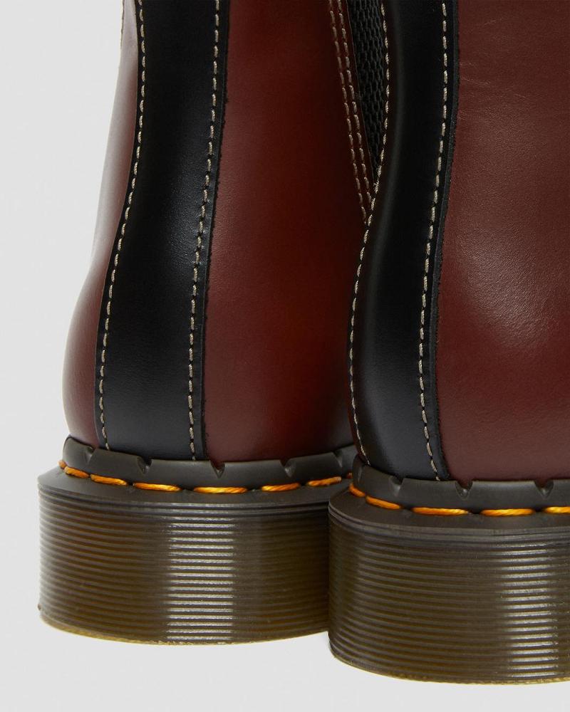 Dr Martens 2976 Abruzzo Lær Chelsea Støvler Herre Brune Svarte | Norge 326NWY